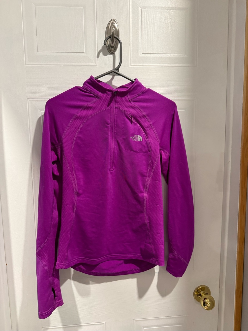 The North Face Magenta Zip-Up Jacket